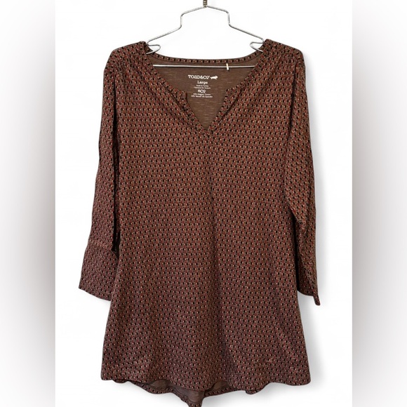 Toad&Co Tops - Toad&Co Earthy Toned Tunic “Tamaya Dos Tunic” Size L